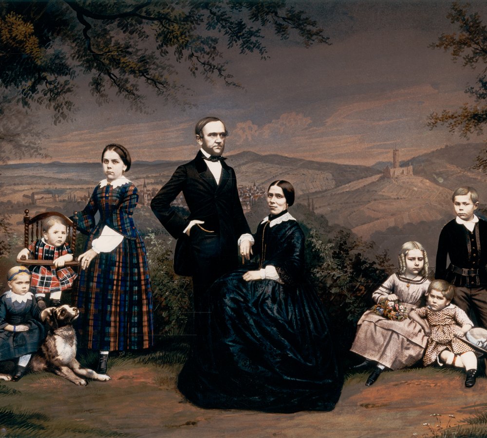Familie Carl Johann Freudenberg 1857 (Bild: Freudenberg)