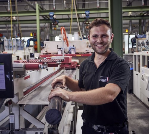 Blick in die Produktion bei Gehr