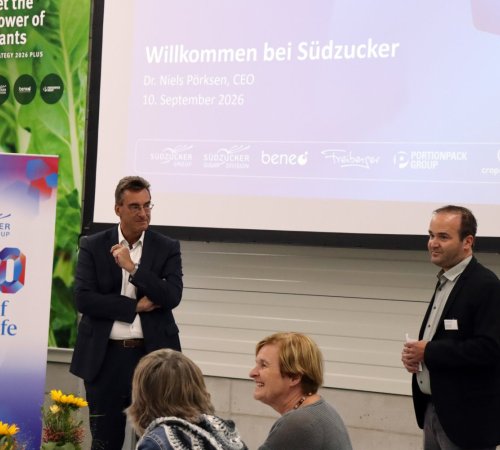 Zu Besuch auf dem Versuchsgut Kirschgartshausen von Südzucker am 10. September 2026, Bild: Südzucker
