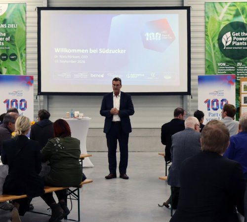 Zu Besuch auf dem Versuchsgut Kirschgartshausen von Südzucker am 10. September 2026, Bild: Südzucker