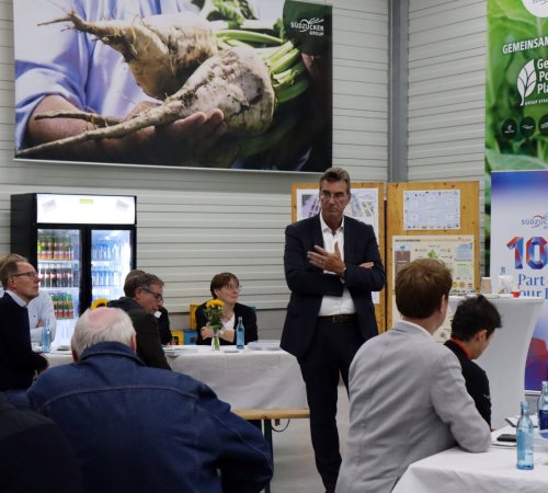 Zu Besuch auf dem Versuchsgut Kirschgartshausen von Südzucker am 10. September 2026, Bild: Südzucker